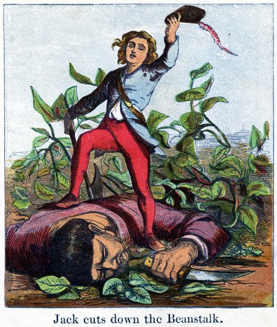 Jack Cuts Down the Beanstalk by Harrison William Weir